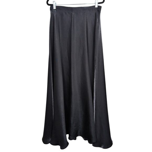 Formal Satin Midi Skirt 10 Evening Party Event Occasion Elegant Sophisticated - Picture 1 of 6